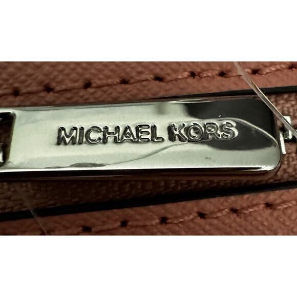 MICHAEL KORS JET SET TRAVEL PRIMROSE LTH EW CARD CASE ID LANYARD 35S3STVD3L - Picture 3 of 5